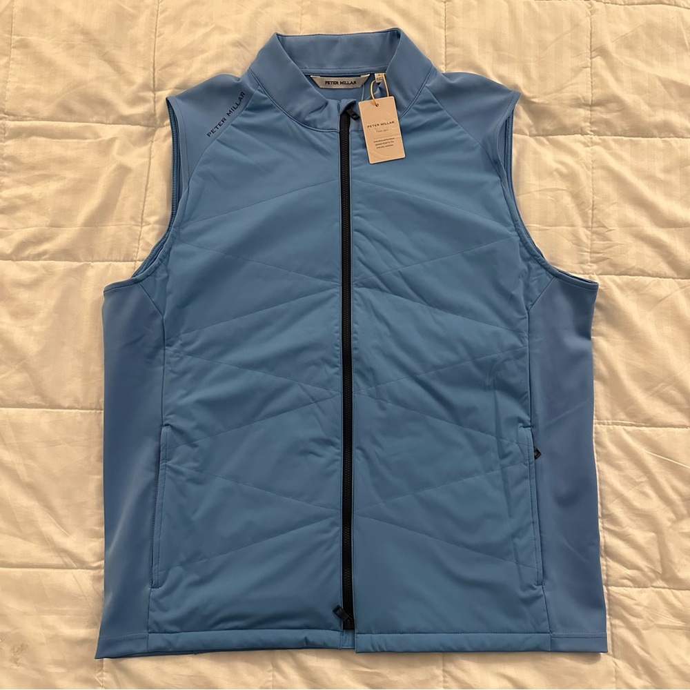 Peter Millar Fuse Elite Hybrid Vest | Liberty Blue | Men’s size Large | NEW